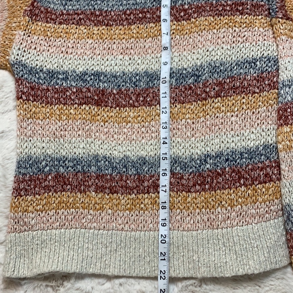 Madewell Baez Pullover Striped Sweater Size Small - Picture 9 of 14